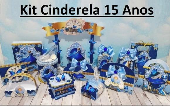 Kit Cinderela Festinha 15 Anos Arquivo Silhouette