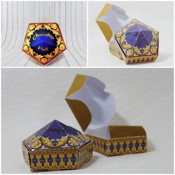 Arquivo Digital Caixa Chocolate Frog Harry Potter