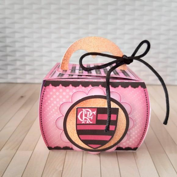 Arquivo De Corte Caixa Bem Casado Futebol Rosa Flamengo