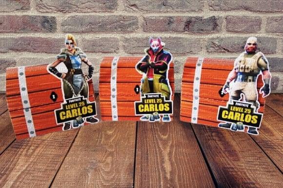 Caixa Baú Fortnite Arquivo Silhouette