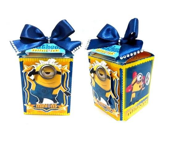Arquivo Silhouette Caixa Milk Minions