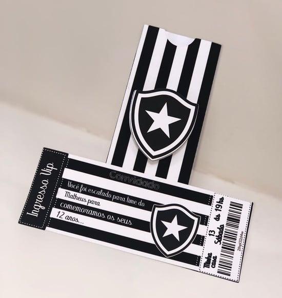 Arquivo De Corte Convite Ingresso Botafogo Futebol