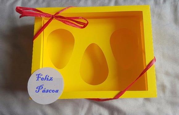 Arquivo de Corte Caixa 3 Ovos Colher 30g Pascoa - A4