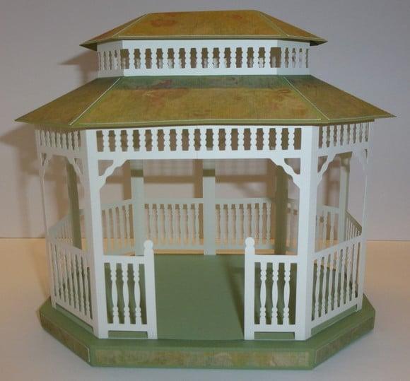 Arquivo Silhouette Coreto Gazebo 3d