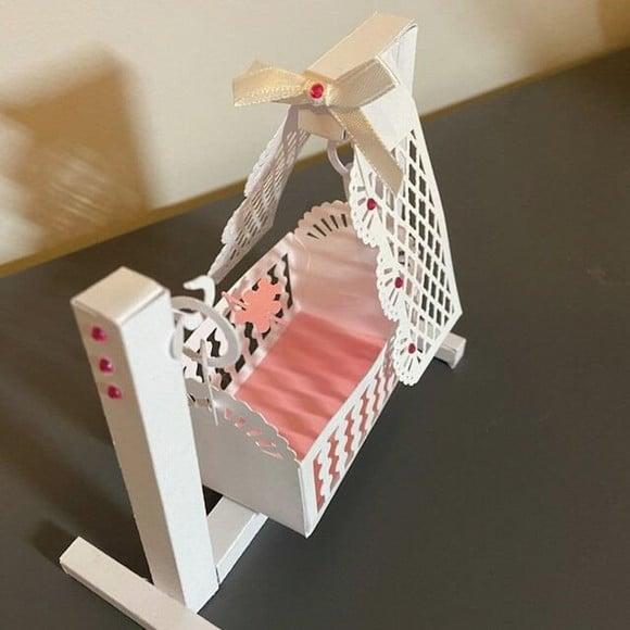 Arquivo Silhouette Bercinho Chá de Bebê Caminha