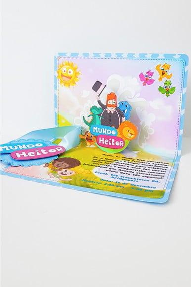 Arquivo Silhouette Convite Festinha Infantil Mundo Bita