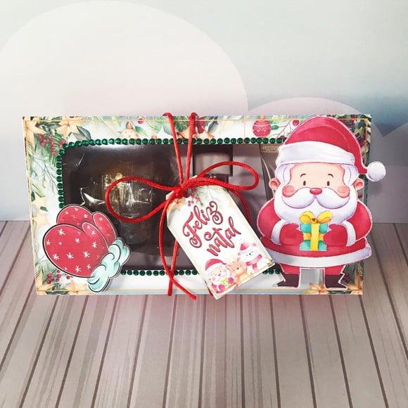 Arquivo de Corte Caixa Mini Confeiteiro Natal Natal