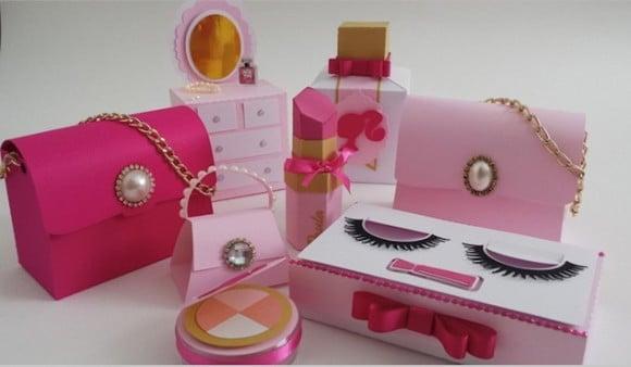 Arquivo de Corte Silhouette Kit Barbie Luxo