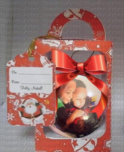 Caixa para bolinhas porta Natal Arquivo de corte Silhouette