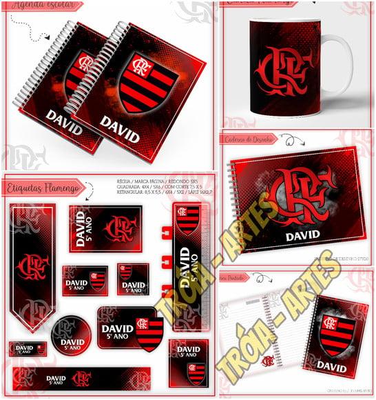 Arquivo Silhouette Kit volta as aulas Futebol Flameng