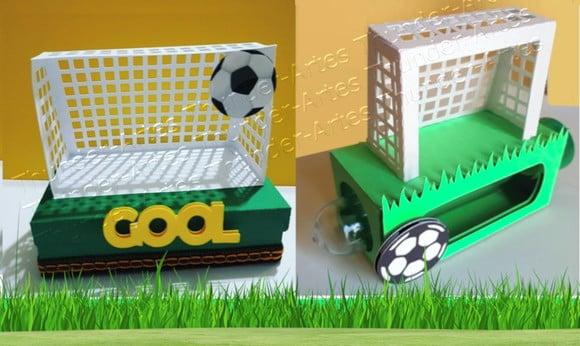 Arquivo Studio Silhouette Caixinha Trave Futebol