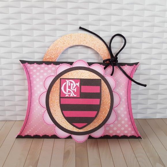 Arquivo De Corte Almofada Futebol Rosa Flamengo