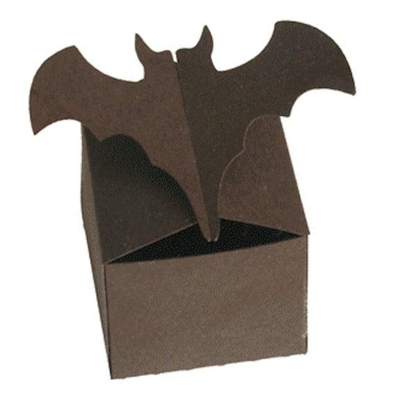 Arquivo de Corte Caixa Morcego Halloween Dia das Bru