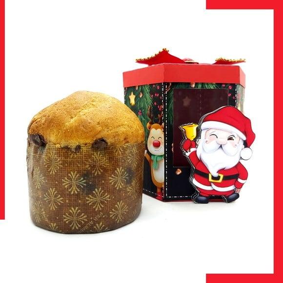 Arquivo Silhouette Caixa Panetone 400g Natal