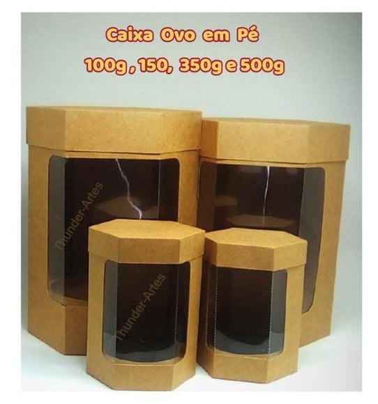 Arquivo de Corte Caixa para Ovos de Páscoa com Visor