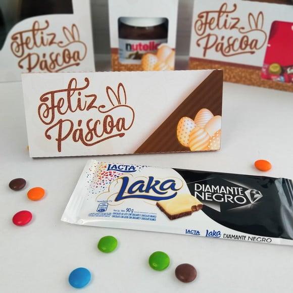 Arquivo de Corte Capa para Barra Chocolate Páscoa