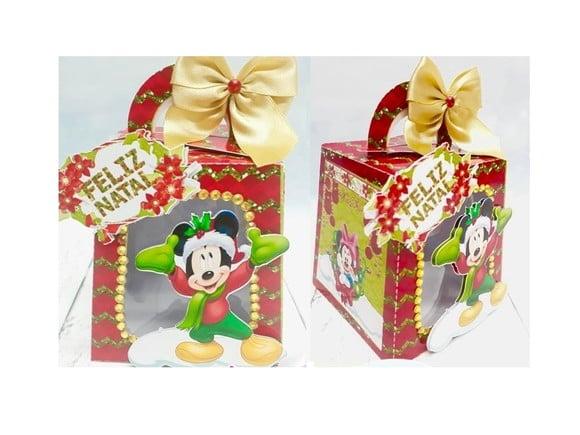 Arquivo Silhouette Caixa Mini Panetone Natal Infantil