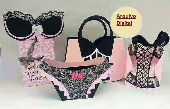 Arquivo Digital Kit Chá Lingerie