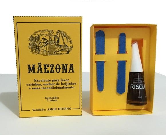 Arquivo Silhouette Caixa Esmalte e Lixa Dia das Mães