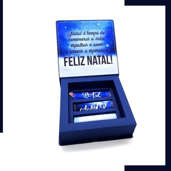 Arquivo Studio Caixa para 3 Batons Natal