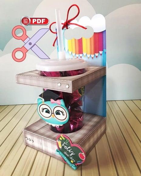 Arquivo em pdf Porta Copo 500ml Professores