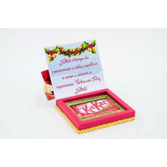 Arquivo Silhouette Caixa para Kit Kat Natal