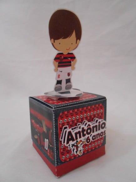 Arquivo Silhouette Caixa Quadrada Flamengo Futebol