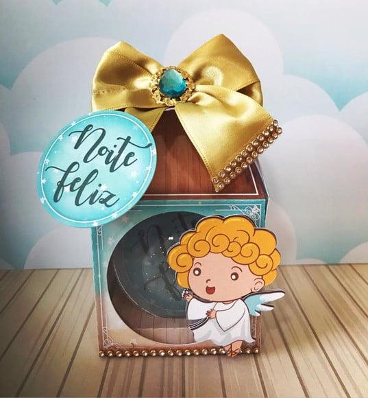 Arquivo DE CORTE PARA Silhouette PORTA BOLINHA 6X6 Natal