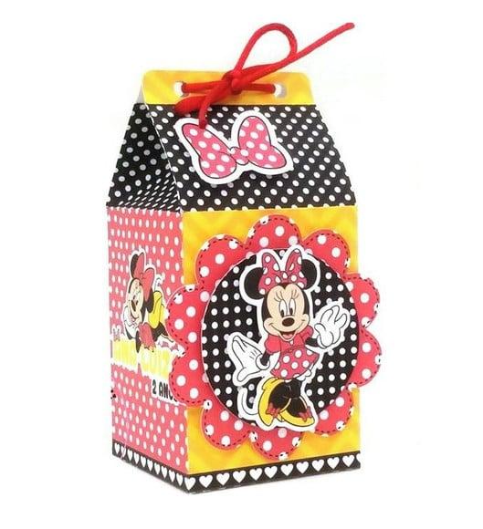 Arquivo Silhouette Caixa Milk Minnie