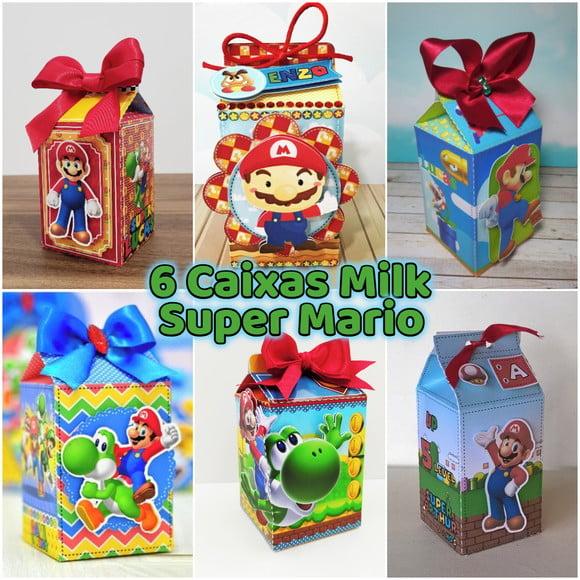 Arquivo de Corte Caixa Milk Mario Bros 6 Moldes