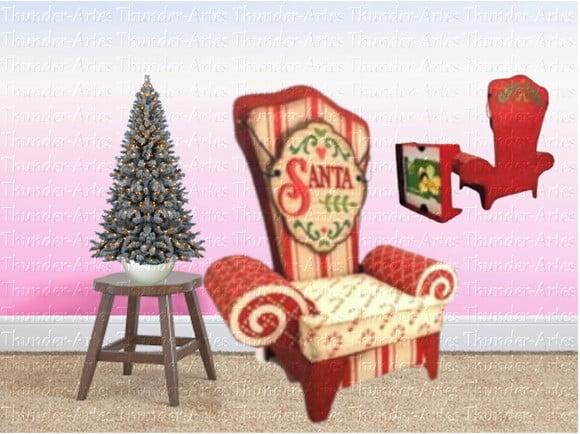 Arquivo Silhouette Caixinha Poltrona Papai Noel Natal