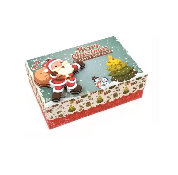Arquivo Silhouette Caixa 4 e 6 Doces com Cola Natal
