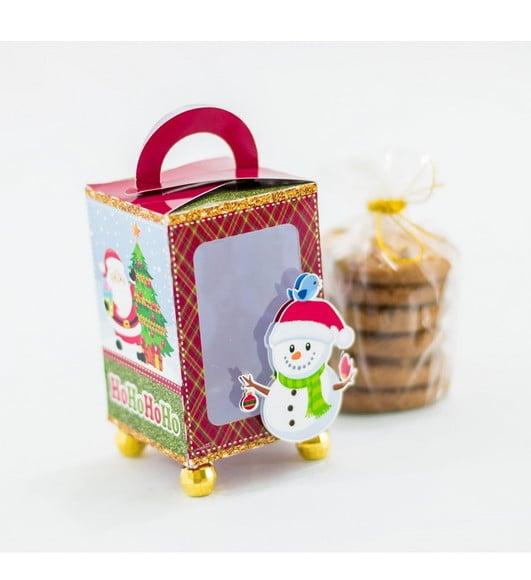 Arquivo Silhouette Caixa para Cookies Natal