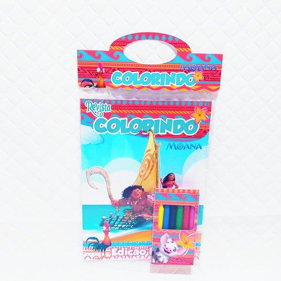 Arquivo de Corte Revistinha de Colorir Moana pdf