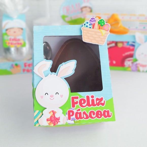 Arquivo de Corte Caixa para Ovo 250g Páscoa Infantil