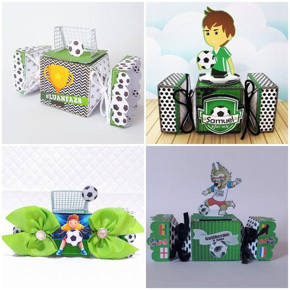 Arquivo Studio Silhouette Kit Caixa Bala Futebol