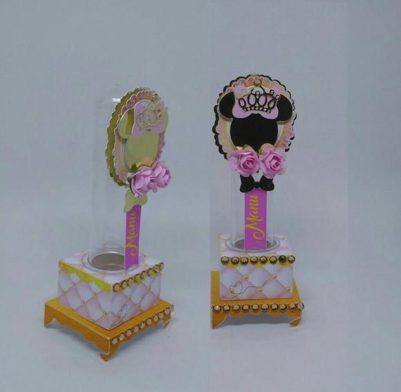 Arquivo Studio Porta Tubete Minnie Rosa Realeza