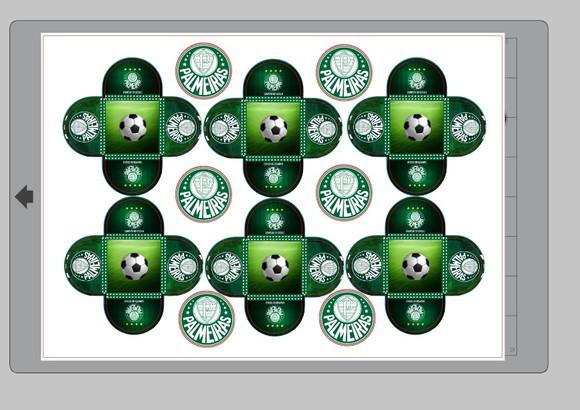Arquivo de Corte Forminhas Docinhos P4lmeiras Futebol