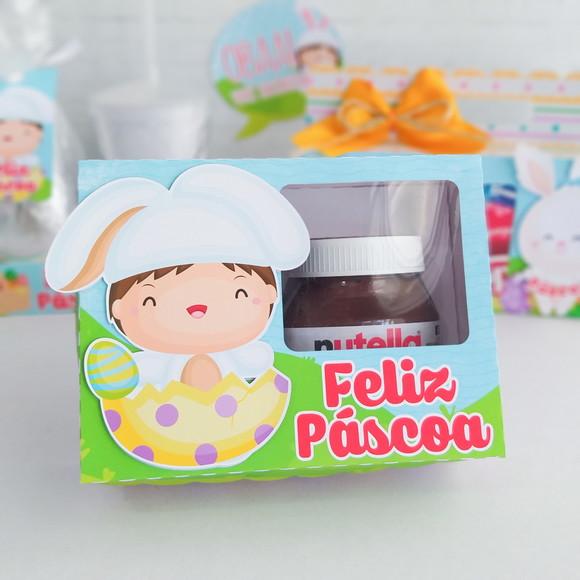 Arquivo de Corte Caixa mm e Nutella Páscoa Infantil