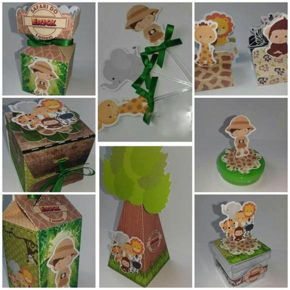 Arquivo de Corte Kit Safari Escoteiro Festa Infantil