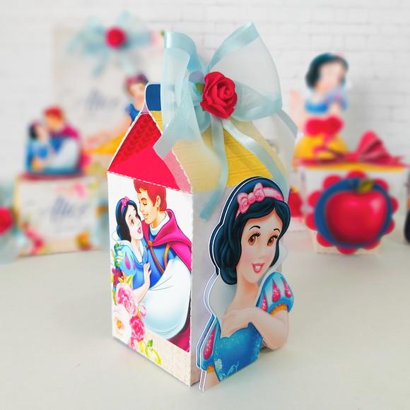 Arquivo Silhouette Caixa Milk Branca de Neve