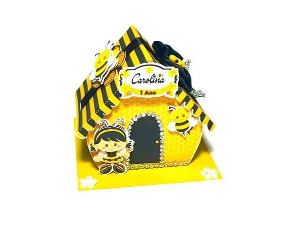 Arquivo de Corte Caixa Casinha Abelhinha