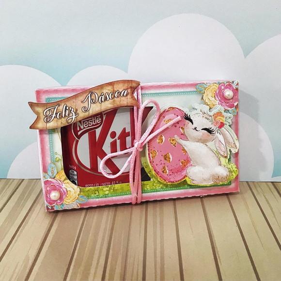 Arquivo de Corte Caixa Kit Kat Páscoa