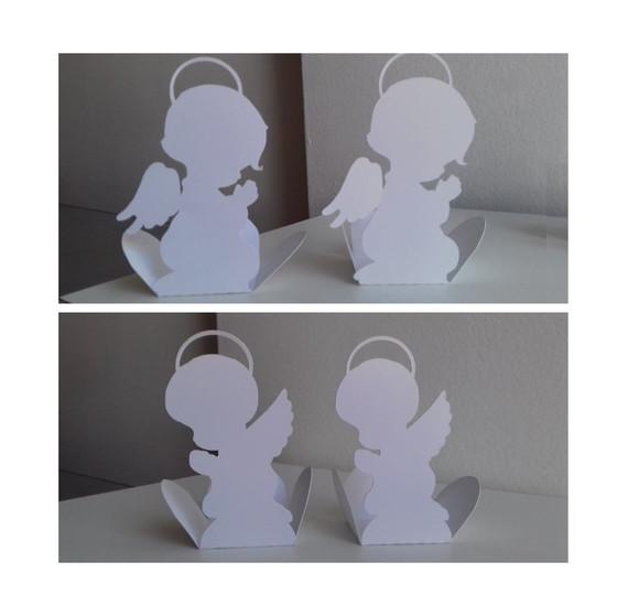 Arquivo Silhouette Forminhas para Batizado Anjinhos