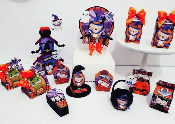 Arquivo Silhouette Kit Halloween Dia das Bruxas