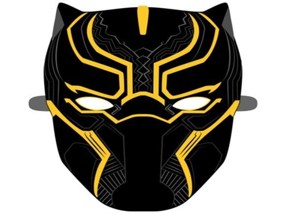 Arquivo pdf Máscara Pantera Negra
