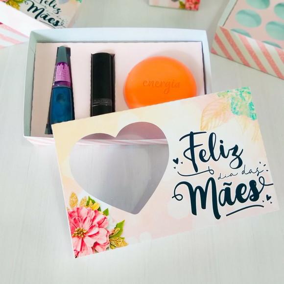 Arquivo Silhouette Caixa Batom Sabonete Dia das Mães