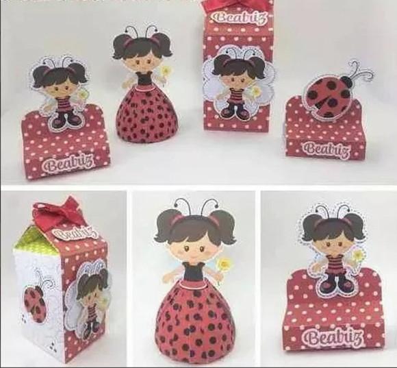Arquivo de Corte Kit Joaninha Festinha Infantil