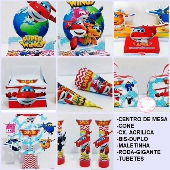 Arquivo de Corte Kit Festa Infantil Super Wings