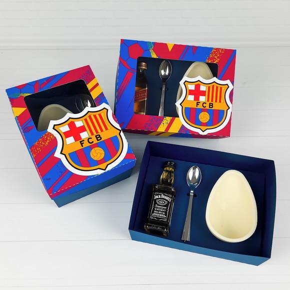 Arquivo de Corte Caixa Ovo de Colher Barcelona Páscoa